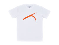 Orange Stitching Print Tee