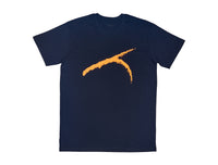 Orange Stitching Print Tee